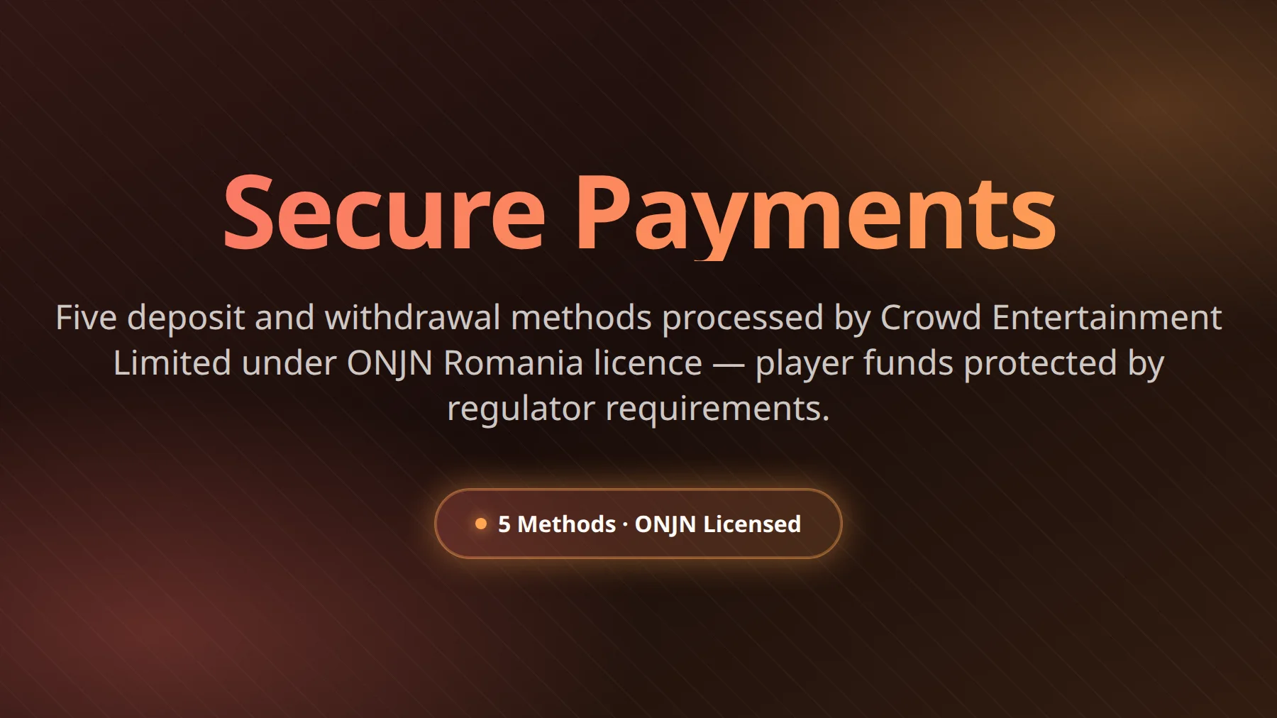 Luck Casino payments and banking overview - deposit methods, withdrawals and limits in RON